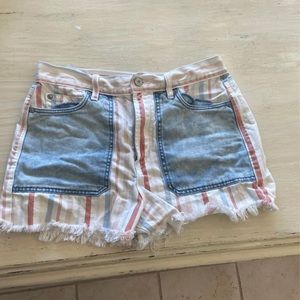 american eagle jean short
